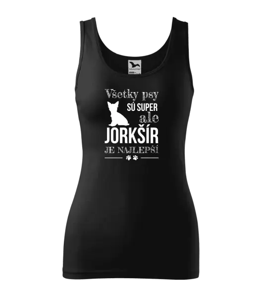 Dámske tielko Jorkšír je najlepší
