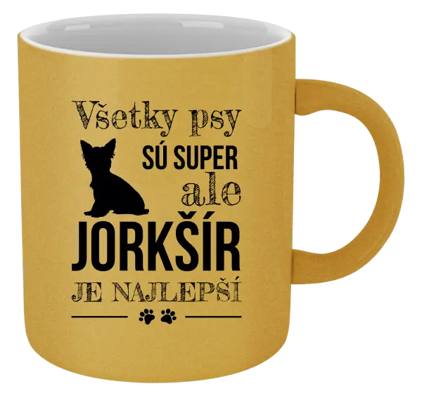 Hrnček metalický Jorkšír je najlepší