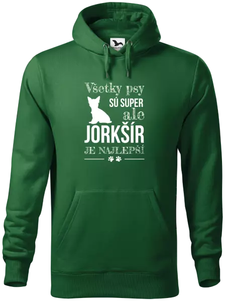 Pánska mikina Jorkšír je najlepší