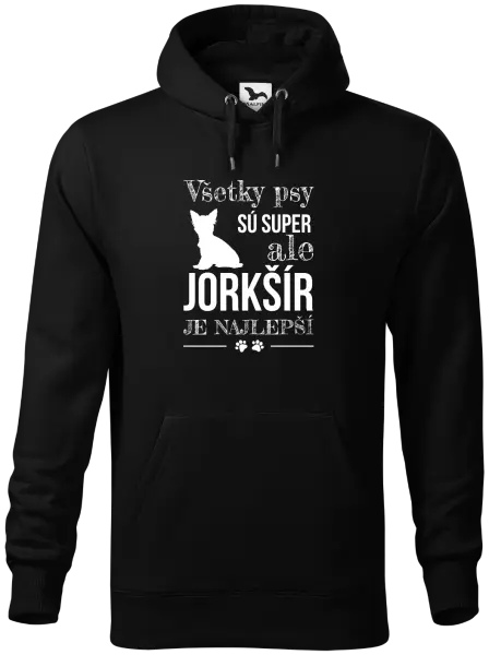 Pánska mikina Jorkšír je najlepší