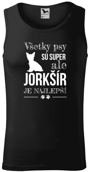 Pánske tielko Jorkšír je najlepší