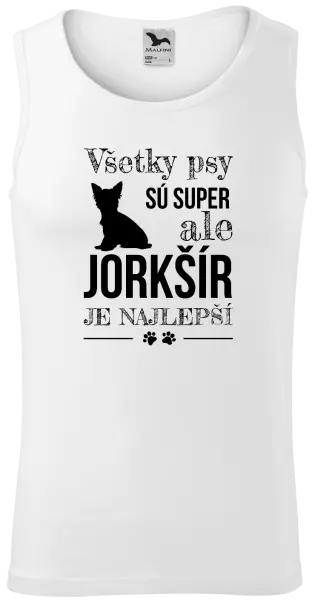 Pánske tielko Jorkšír je najlepší