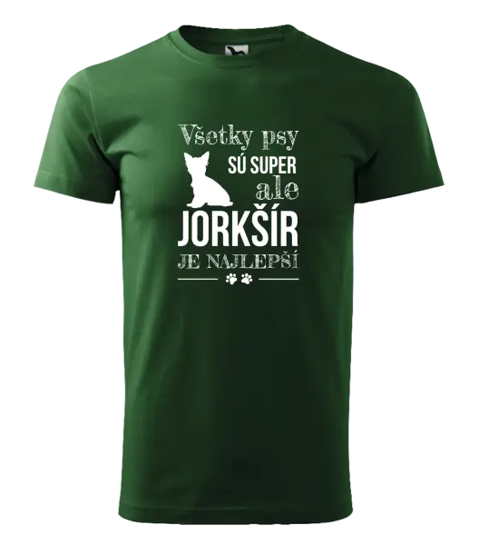 Pánske tričko Jorkšír je najlepší