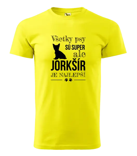 Pánske tričko Jorkšír je najlepší
