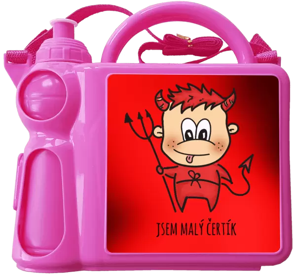 Svačinový set Jsem malý čertík