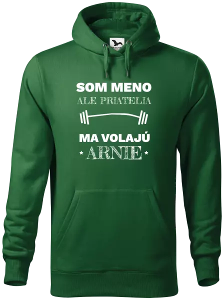 Pánska mikina Som (meno), ale priatelia ma volajú Arnie