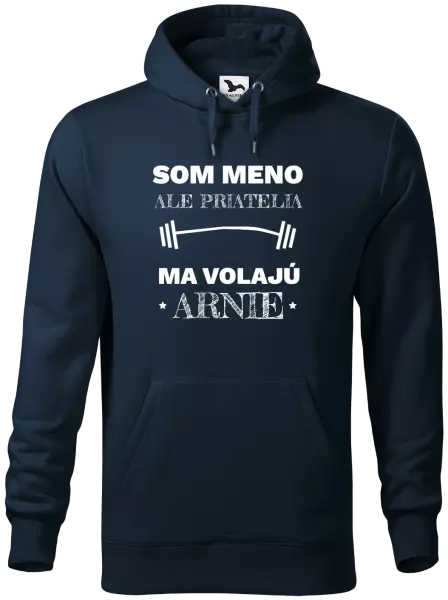 Pánska mikina Som (meno), ale priatelia ma volajú Arnie