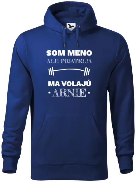 Pánska mikina Som (meno), ale priatelia ma volajú Arnie