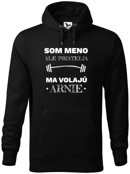 Pánska mikina Som (meno), ale priatelia ma volajú Arnie