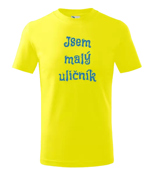 Dětské tričko Jsem malý uličník