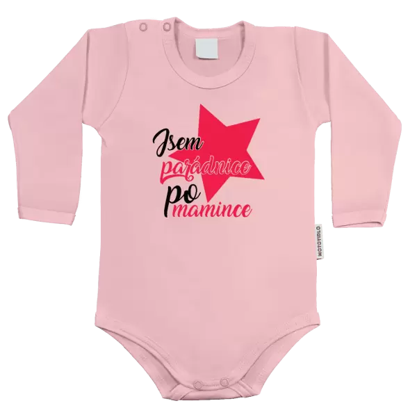 Dětské body Jsem parádnice po mamince