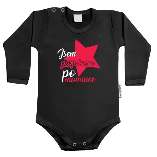 Dětské body Jsem parádnice po mamince