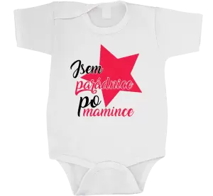 Dětské body Jsem parádnice po mamince