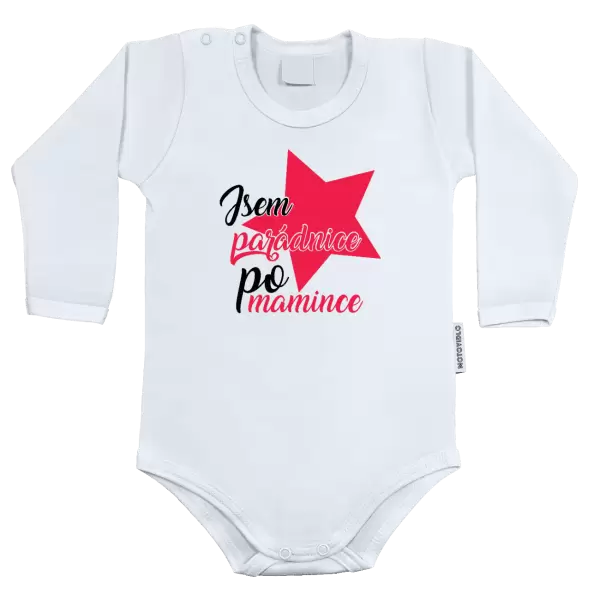 Dětské body Jsem parádnice po mamince