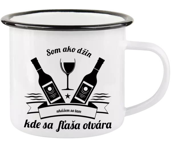 Plecháčik Som ako džin, ukážem sa tam, kde sa fľaša otvára