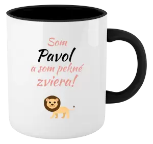 Hrnček  Som meno a som pekné zviera! Lev