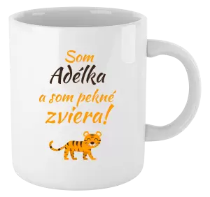 Hrnček Som meno a som pekné zviera! Tiger