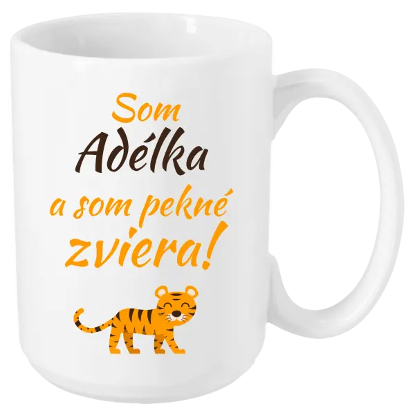 Hrnček Som meno a som pekné zviera! Tiger