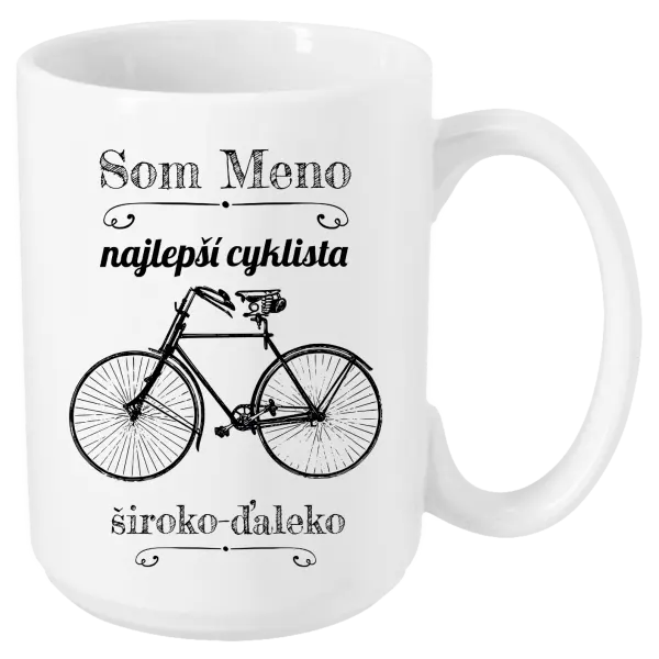 Hrnček Som najlepší cyklista široko-ďaleko
