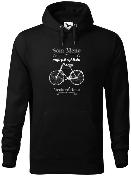 Pánska mikina Som najlepší cyklista široko-ďaleko