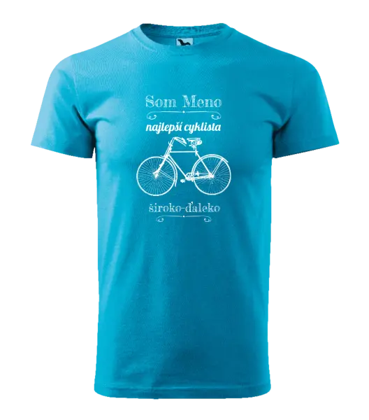 Pánske tričko Som najlepší cyklista široko-ďaleko