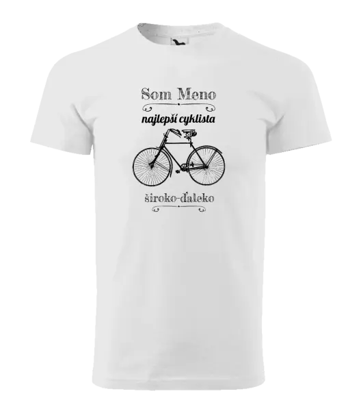 Pánske tričko Som najlepší cyklista široko-ďaleko