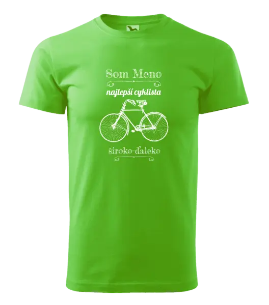 Pánske tričko Som najlepší cyklista široko-ďaleko