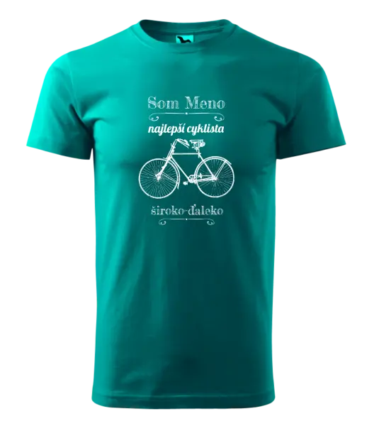 Pánske tričko Som najlepší cyklista široko-ďaleko