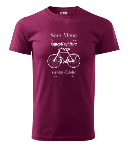 Pánske tričko Som najlepší cyklista široko-ďaleko