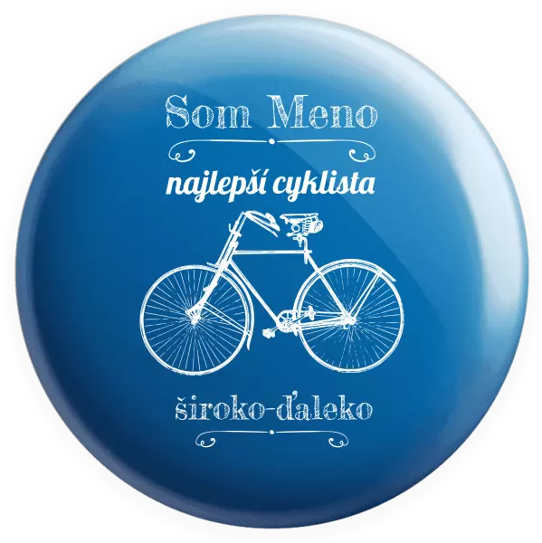 Placka Som najlepší cyklista široko-ďaleko