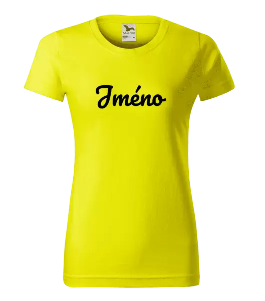 Dámské tričko Vlastní jméno