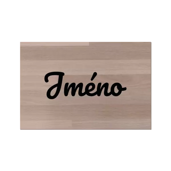 Bukové prkénko Vlastní jméno
