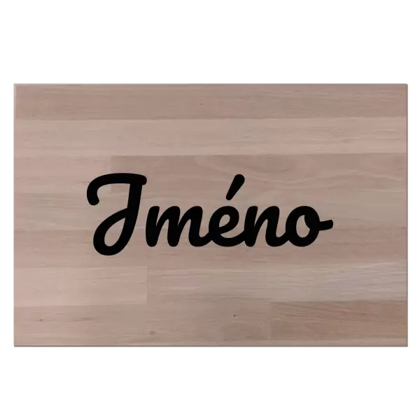 Bukové prkénko Vlastní jméno