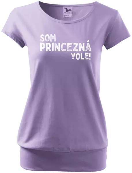 Dámske tričko Som princezná vole!