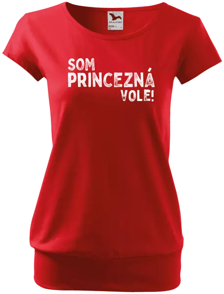 Dámske tričko Som princezná vole!