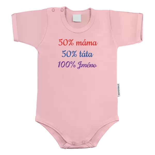 Dětské body 50% máma + 50% táta = 100% jméno