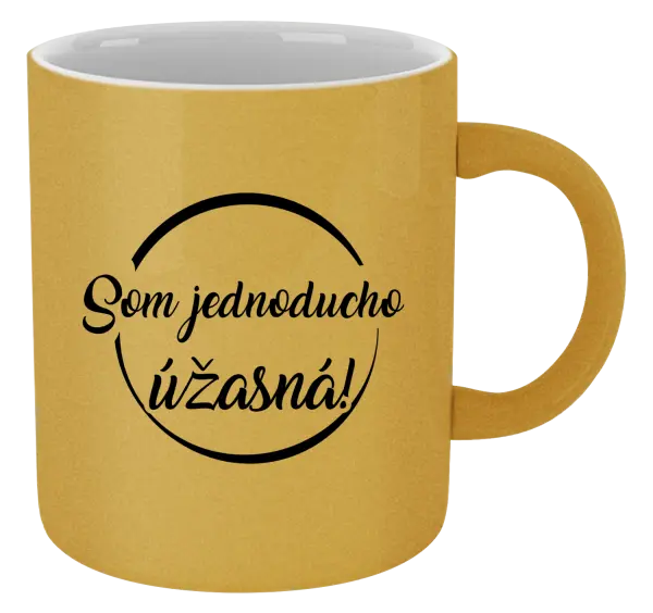 Hrnček metalický Som jednoducho úžasná!