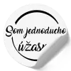 Samolepka Som jednoducho úžasná!