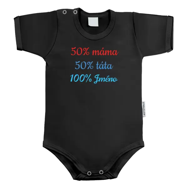 Dětské body 50% máma + 50% táta = 100% jméno