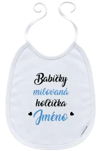 Dětský bryndák Babičky milovaná holčička se jménem