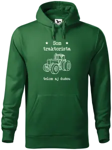 Pánska mikina Som traktorista telom i dušou