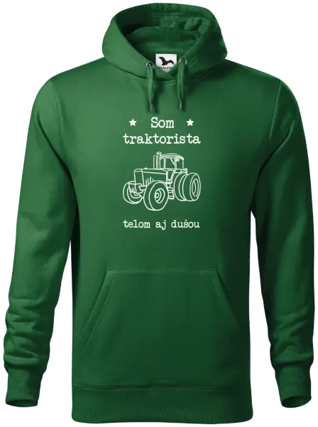 Pánska mikina Som traktorista telom i dušou