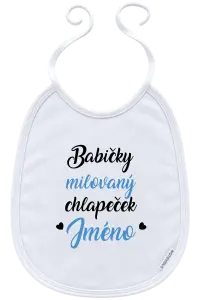 Dětský bryndák Babičky milovaný chlapeček se jménem