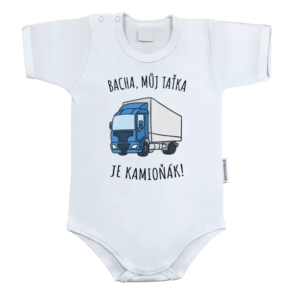 Dětské body Bacha, můj taťka je kamioňák!