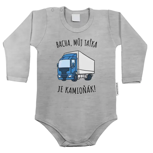 Dětské body Bacha, můj taťka je kamioňák!