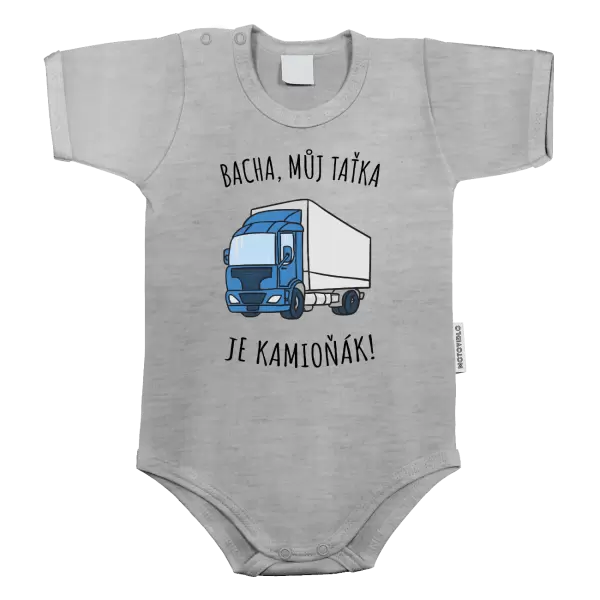 Dětské body Bacha, můj taťka je kamioňák!