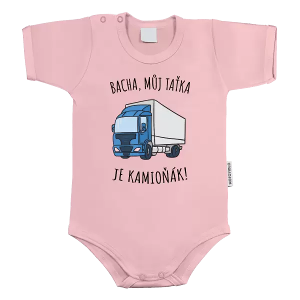 Dětské body Bacha, můj taťka je kamioňák!