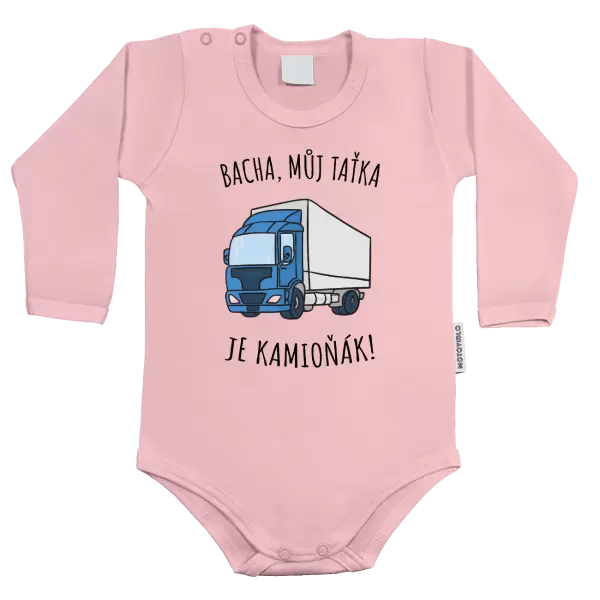 Dětské body Bacha, můj taťka je kamioňák!