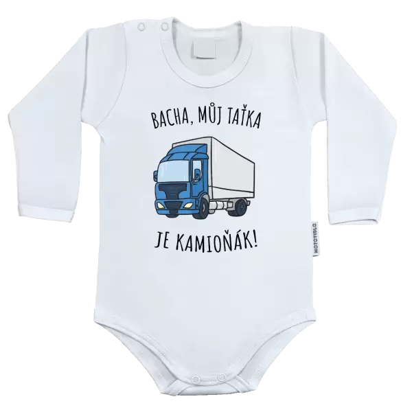 Dětské body Bacha, můj taťka je kamioňák!