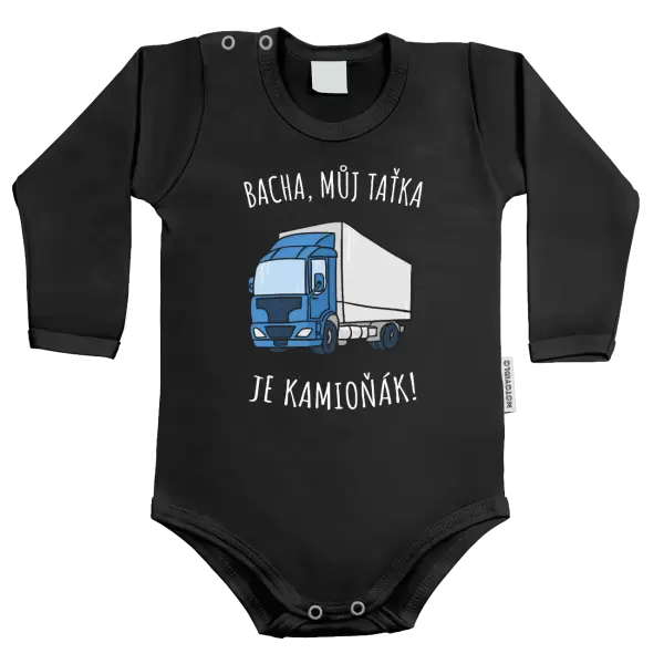 Dětské body Bacha, můj taťka je kamioňák!